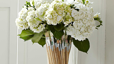 How to Make a Vase Using Only Paintbrushes