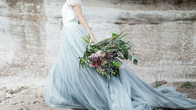 Turn Even More Heads by Walking down the Isle in an Ombre Wedding Gown