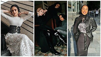 4 Different Ways Hijabis Can Wear Leather with Their Outfits