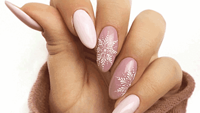 Video: Learn How to Create Snow Flakes Nail Art with Few Simple Steps