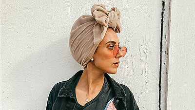 To All Hijabis out There... Dare to Try This Unique Bow Turban