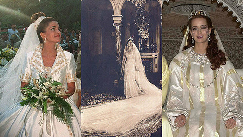 Take a Look at the Wedding Dresses Worn by Arab Royals Throughout the Years