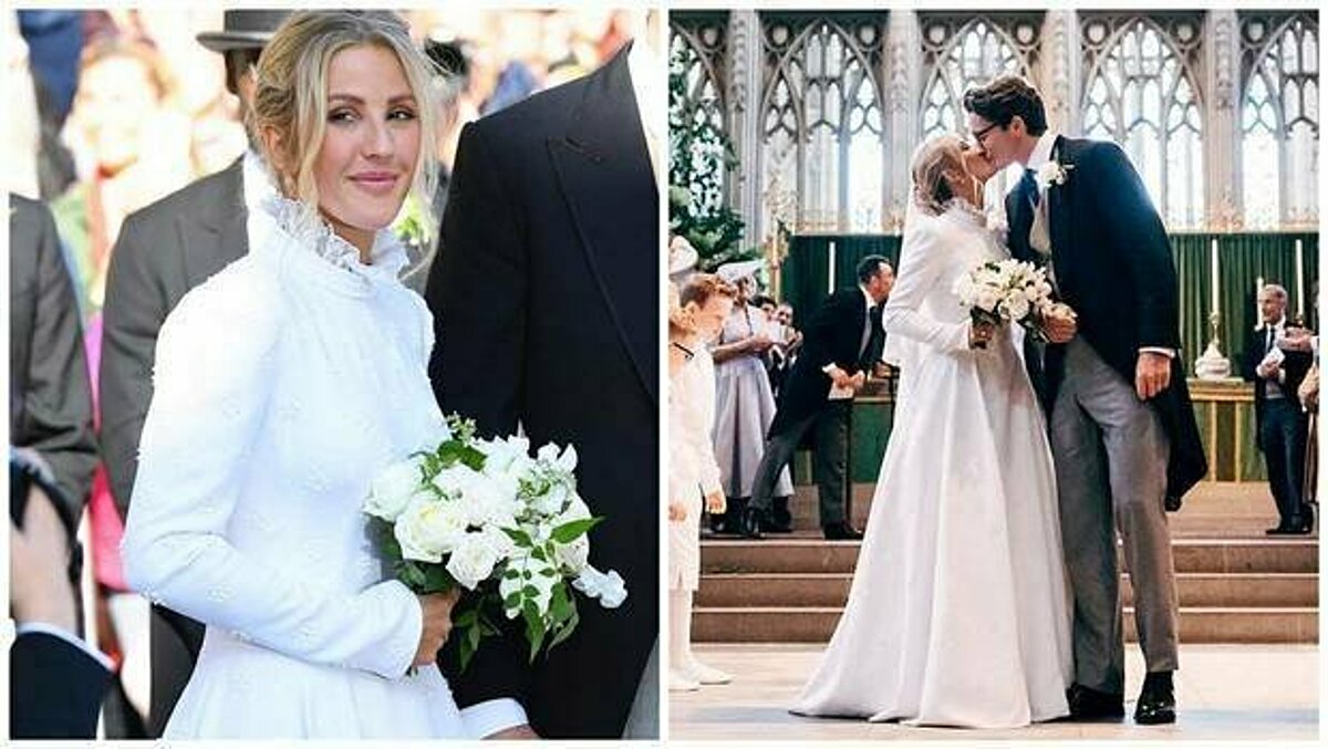 Ellie goulding's wedding outlet dress