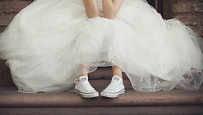 Cool Sneakers to Wear on Your Wedding Day