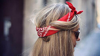 Six Different Hairstyles Using Your Bandana