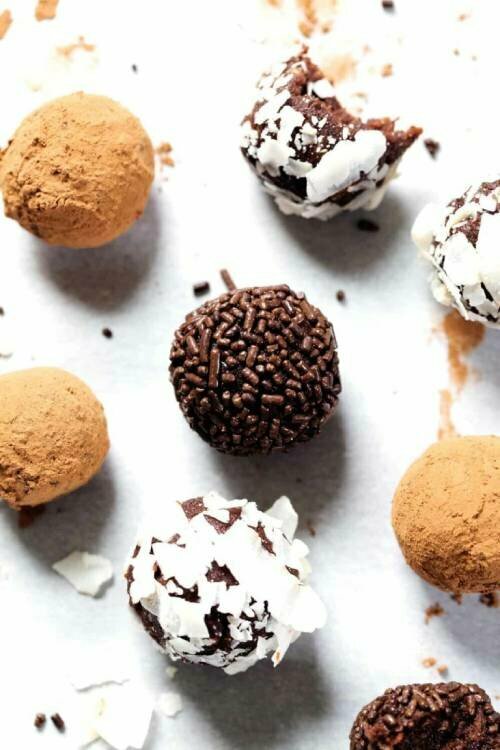 Chocolate Truffles with dates