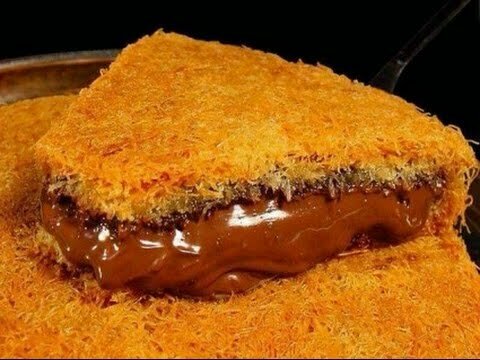 Kunafa with Nutella 