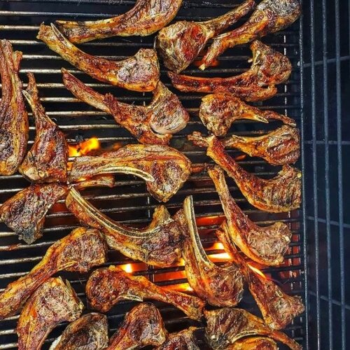 Grilled Lamb Recipe on Charcoal