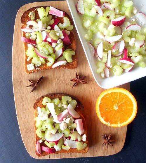suhoor recipes with toast celery
