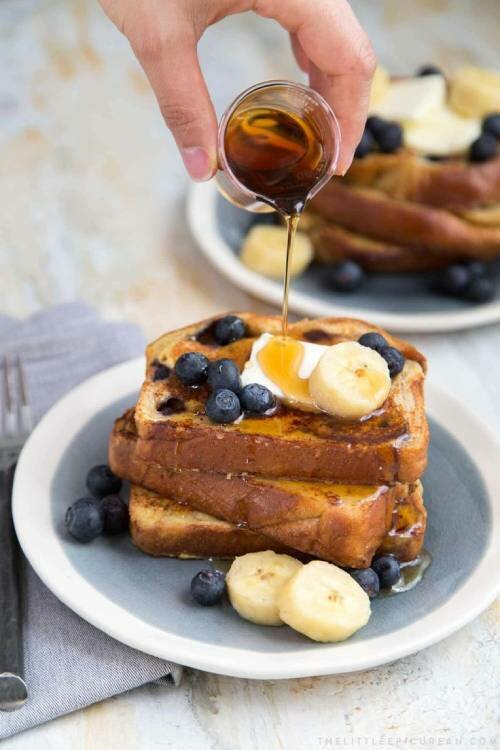 suhoor recipes with toast blueberry