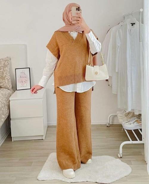 pregnant modest outfits ramadan fustany vest