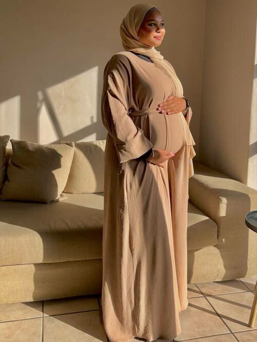 pregnant modest outfits ramadan fustany abaya