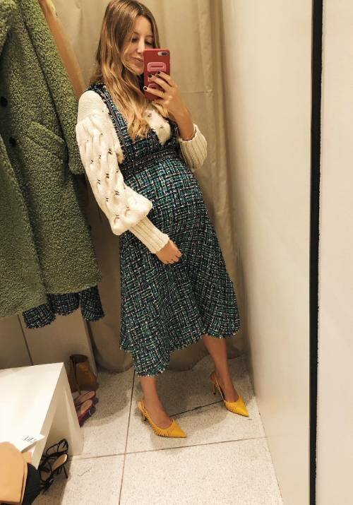 pregnant modest outfits ramadan fustany pinafore