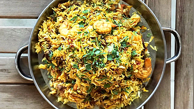 A Shrimp Biryani Recipe by Chef Suzanne Mokhtar to Satisfy Your Cravings