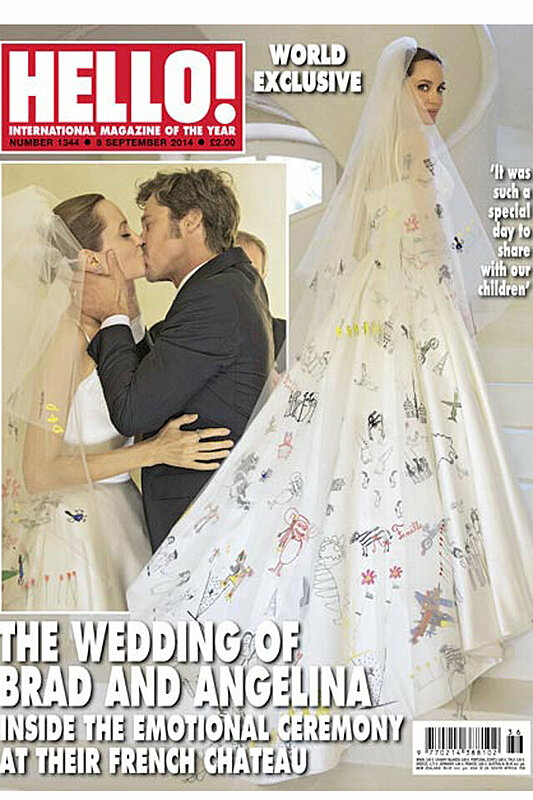 الصور الأولى لفستان زفاف أنجلينا جولي