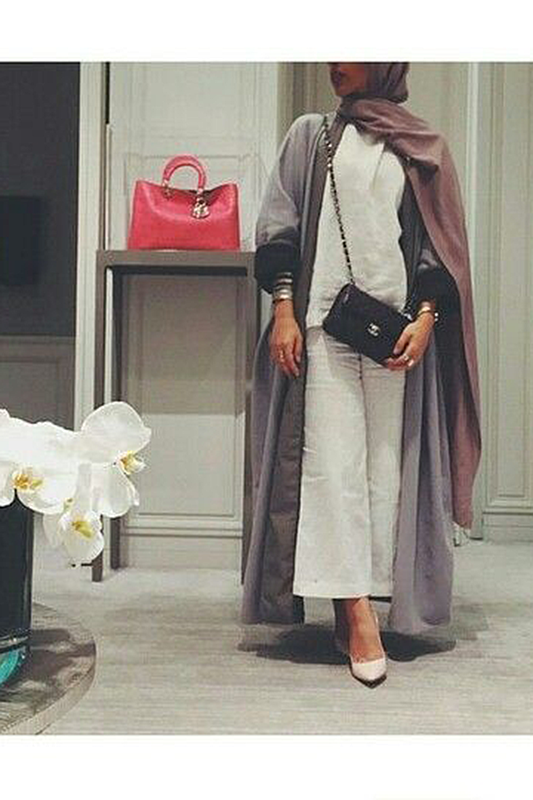 ٢١ طريقة عصرية لارتداء السروال الواسع مع الحجاب