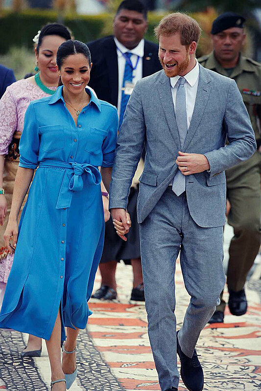 Dress up as a Couple in Subtle Chic Way like Meghan and Harry
