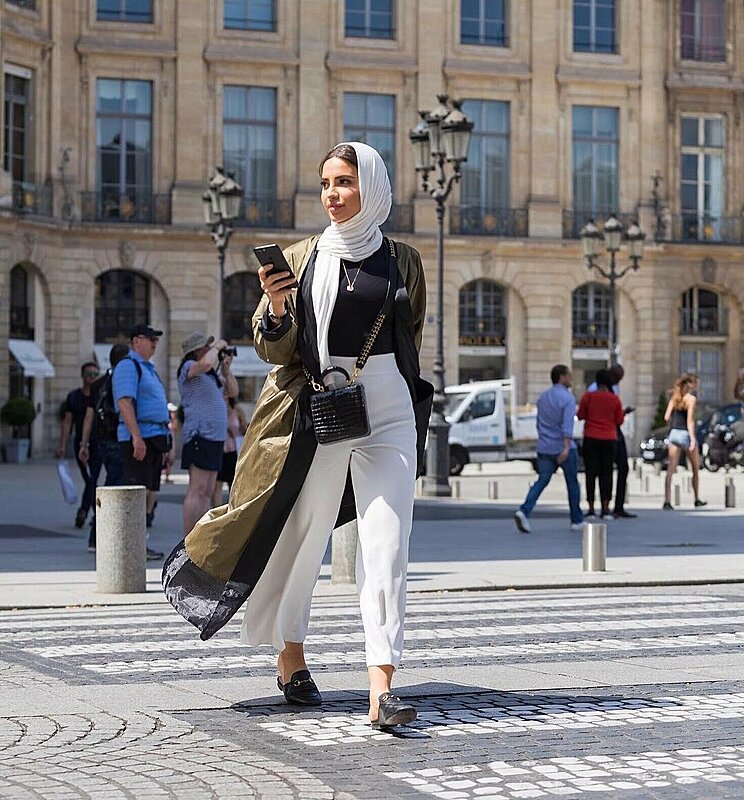 للمحجبات: أجمل أزياء مدونة الموضة فاطمة حسام