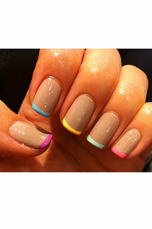 Trend Alert: Colorful French Manicure