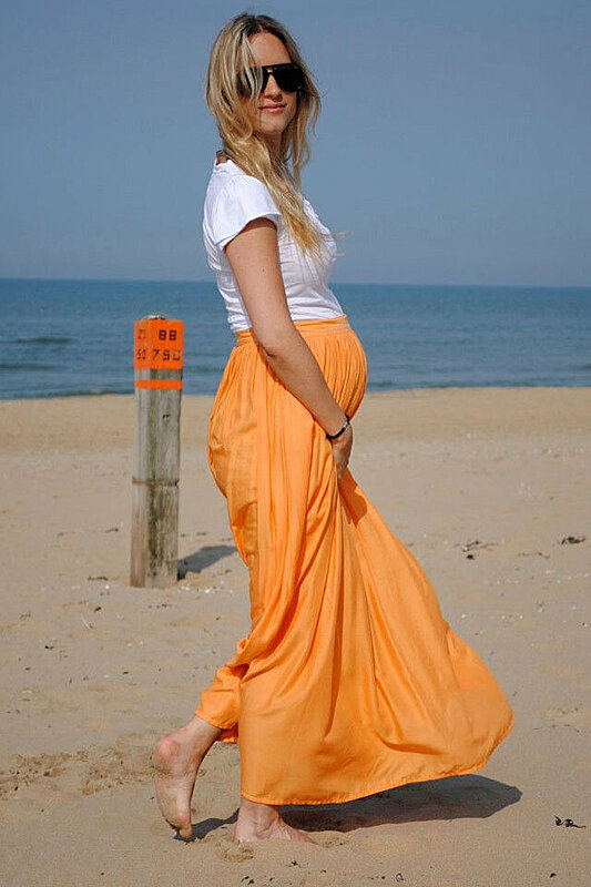 بالصور: أفكار ملابس كاجوال للمرأة الحامل
