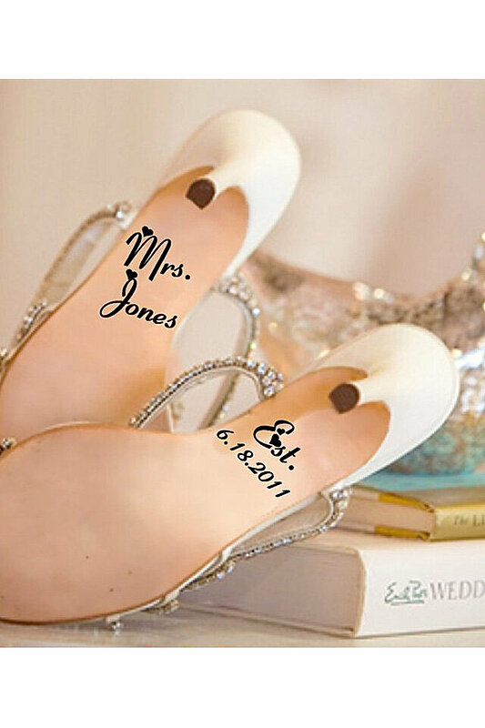 Ideas to Personalize Your Wedding Shoes