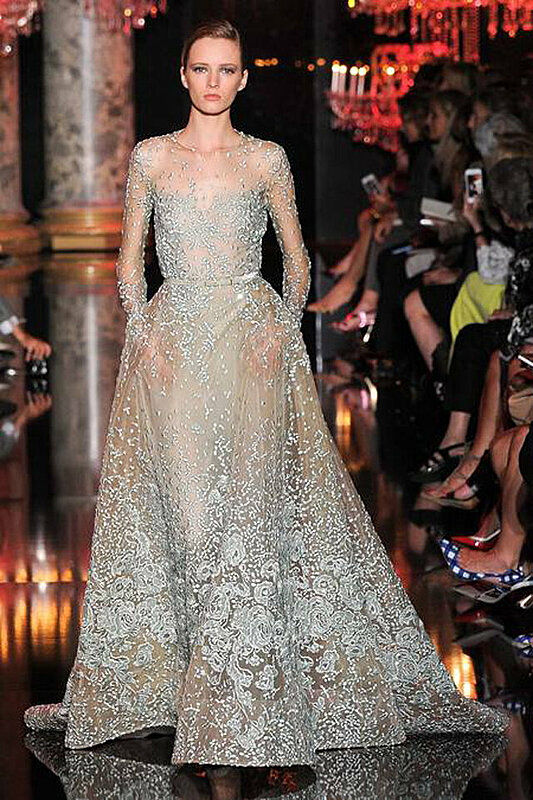 Elie Saab's Fall Winter 2014 Haute Couture Wedding Gown