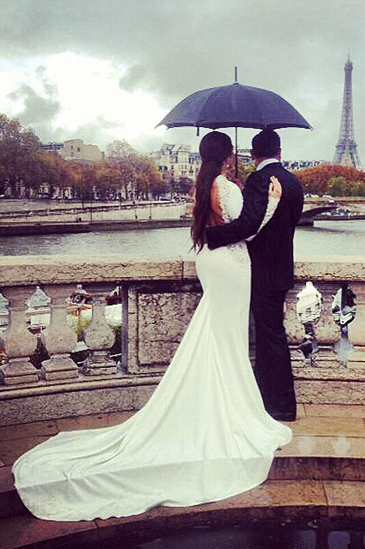 بالصور: زفاف النجمة لاميتا فرنجية على الطريقة الباريسية