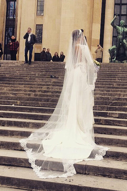 بالصور: زفاف النجمة لاميتا فرنجية على الطريقة الباريسية