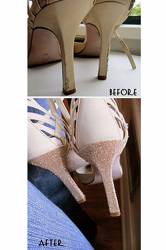 DIY How to Decorate Your Heels with Glitter