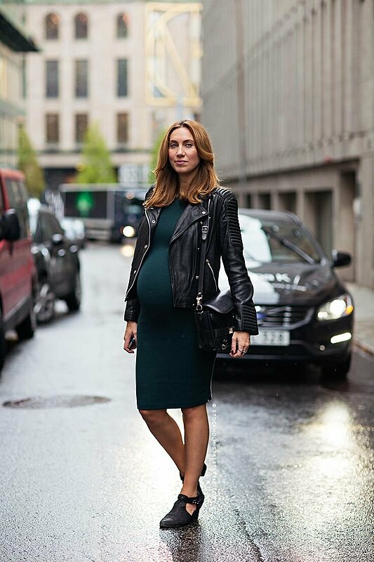 How to Wear Leather Jackets During Pregnancy