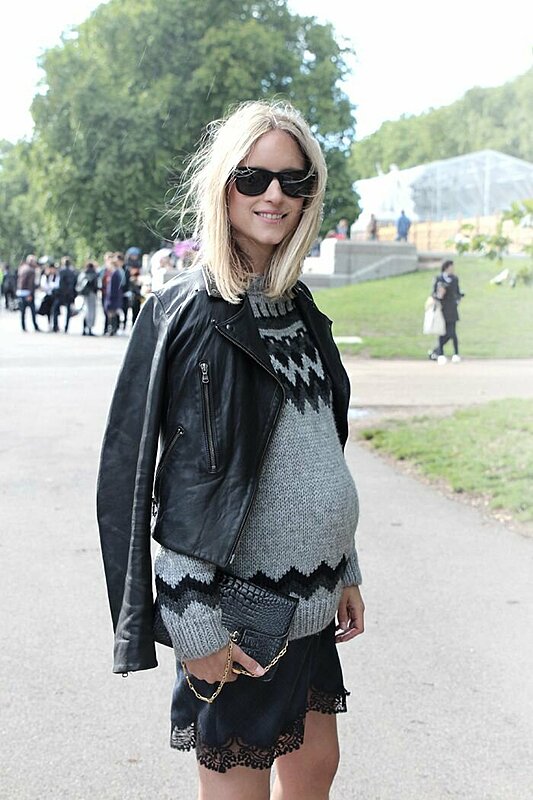 How to Wear Leather Jackets During Pregnancy