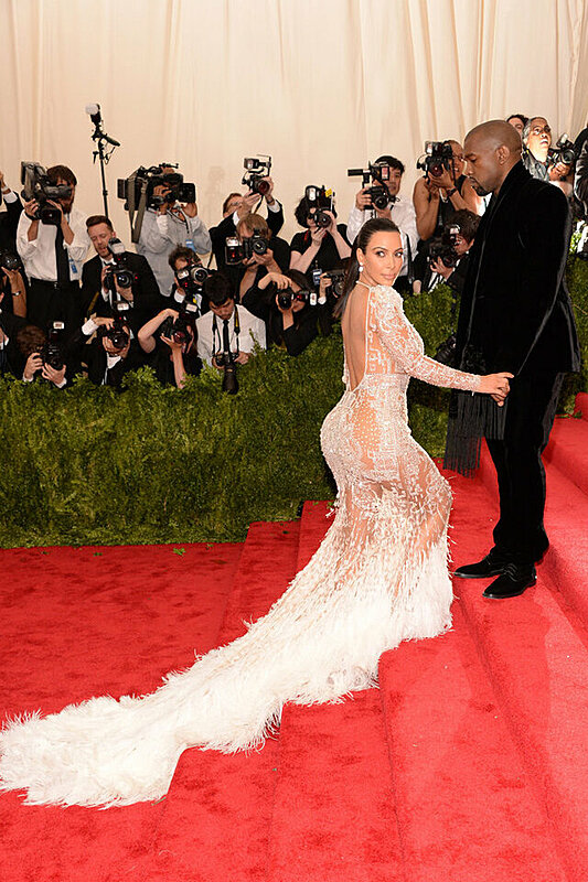 Kim Kardashian in a Roberto Cavalli Gown at the 2015 Met Gala