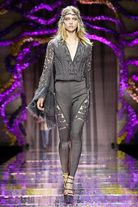 Paris Haute Couture Fall 2015: Top Models Rocking Atelier Versace's Runway