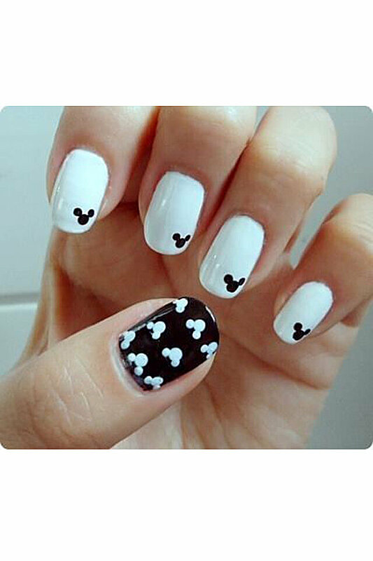 How to Decorate Your Nails with Mickey Mouse Nail Art