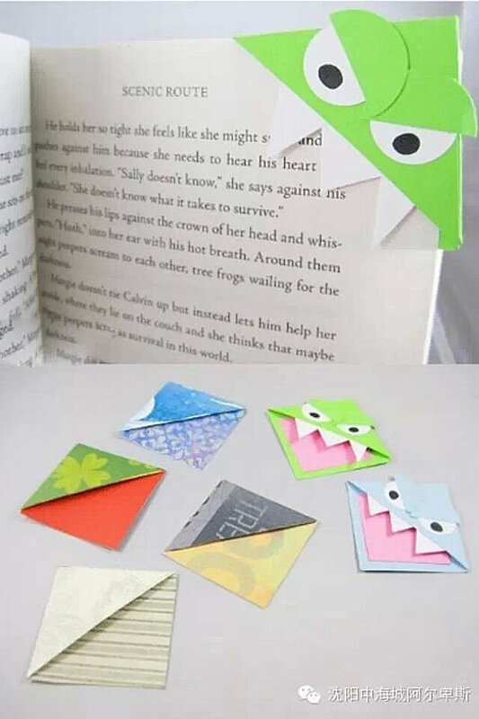 DIY Origami Paper Bookmark
