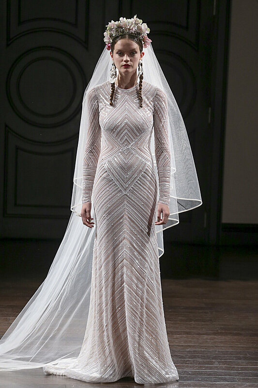 Our Favorite Wedding Dresses from Bridal Fashion Week Fall 2016