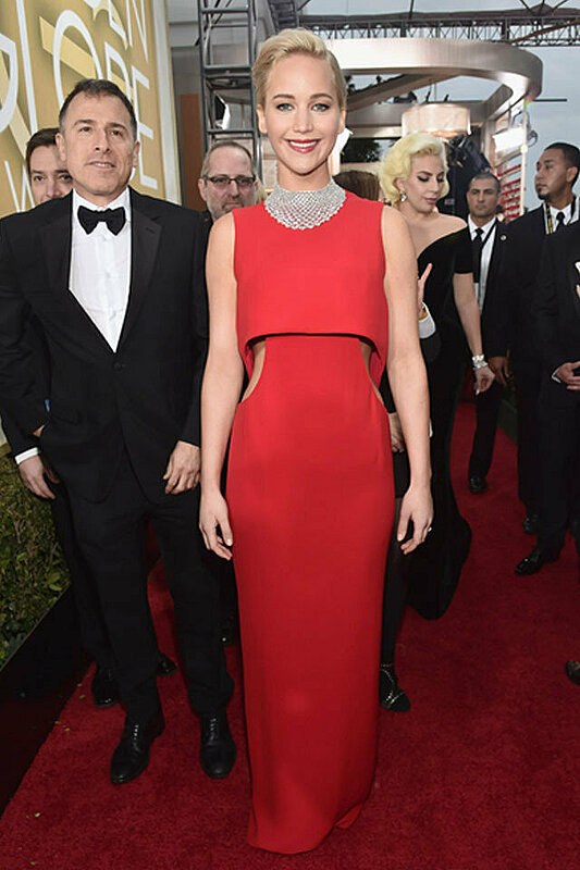 Golden Globes 2016: Jennifer Lawrence is Red Hot in Dior
