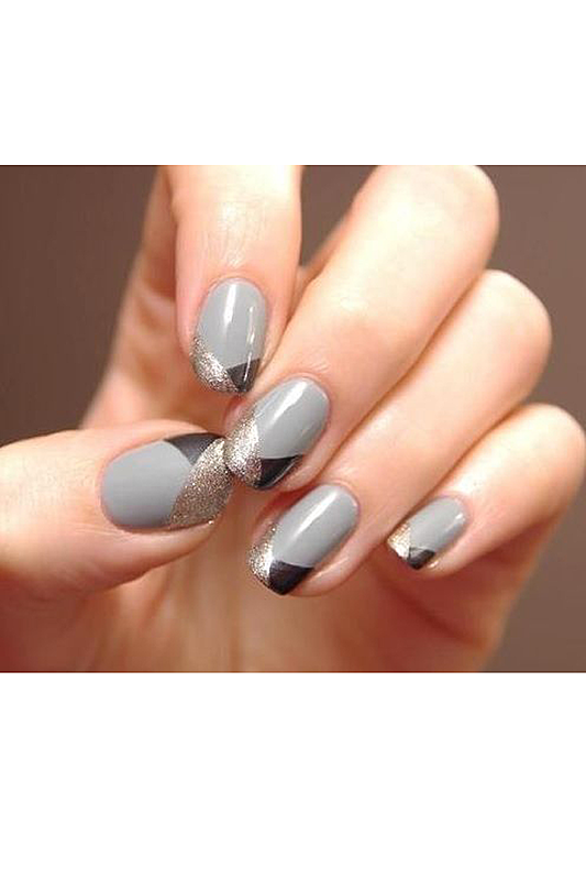 50 Shades of Grey Manicure
