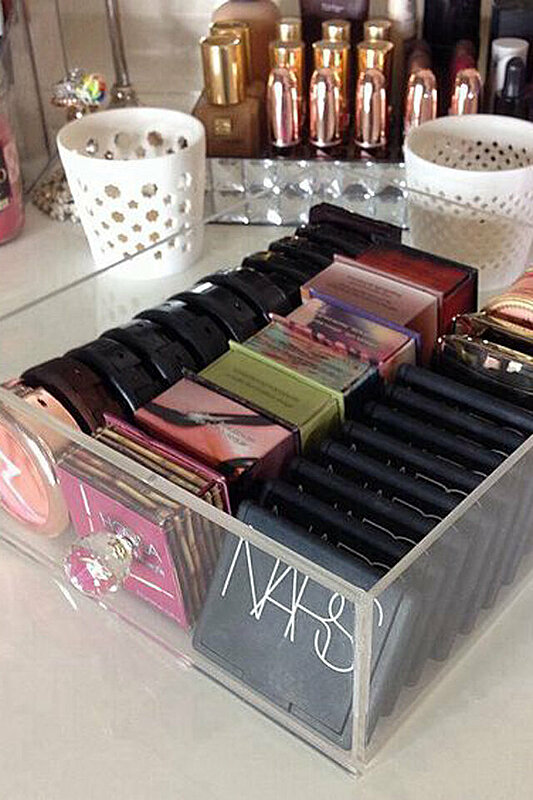 33 Simple, but Brilliant Ideas to Organize Your Makeup