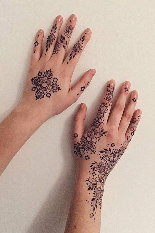 Henna Hand Tattoo in Dubai - Entouriste