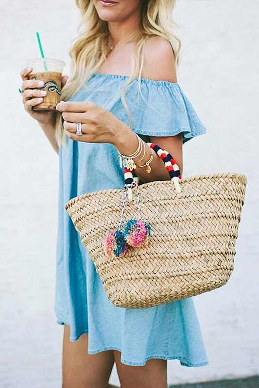 35 Photos of Straw Bags to Show You Why They're Perfect for Summer