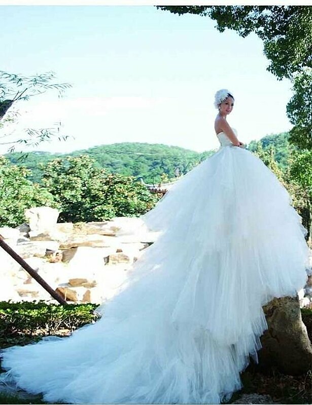 ٢٨ فستان زفاف منفوش ستقع كل عروس في حبه