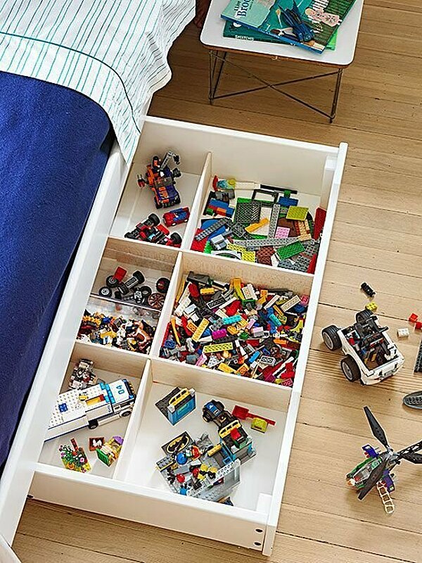 بالصور: أفكار مختلفة لتخزين لعب الأطفال في المنزل ببراعة