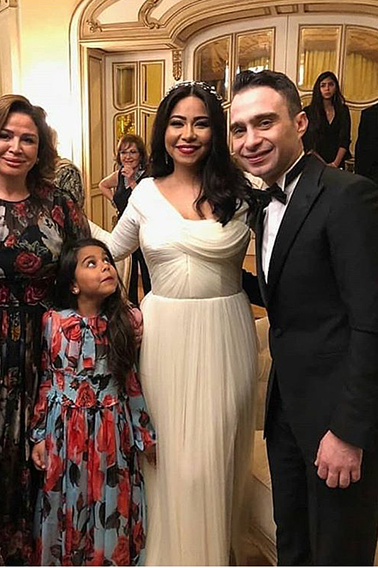 Find Out All the Details of Sherine Abdel-Wahab's Wedding Looks