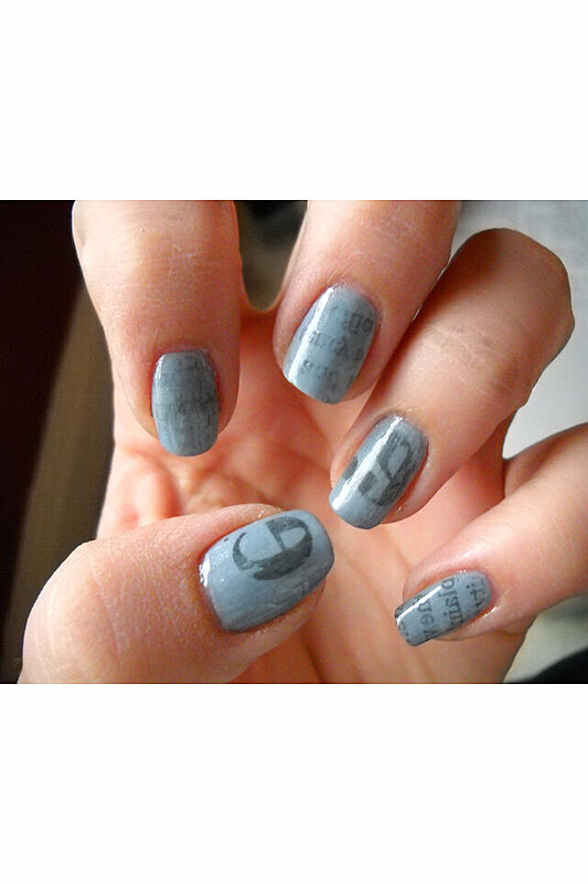 Video: How to Make the Easiest Nail Art out of Newspaper
