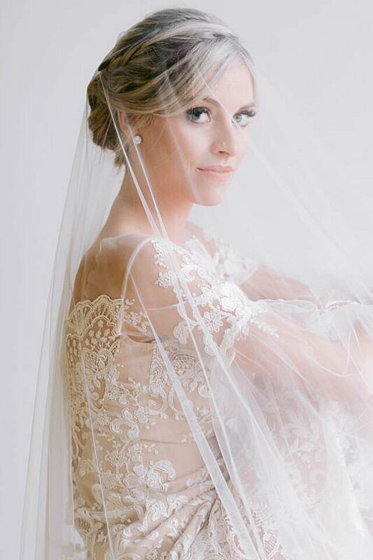 What Is the Right Bridal Veil for Your Face Shape?