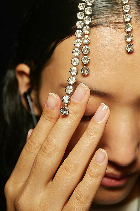 The French Manicure Is Back! and Better Than Ever as Seen at NYFW 2020