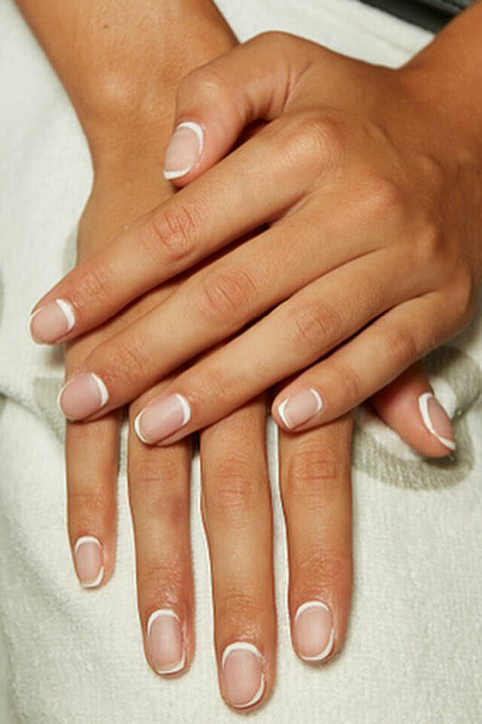 The French Manicure Is Back! and Better Than Ever as Seen at NYFW 2020