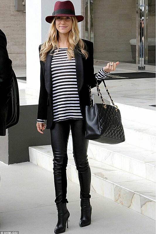 Dress Your Bump in Leather Pants