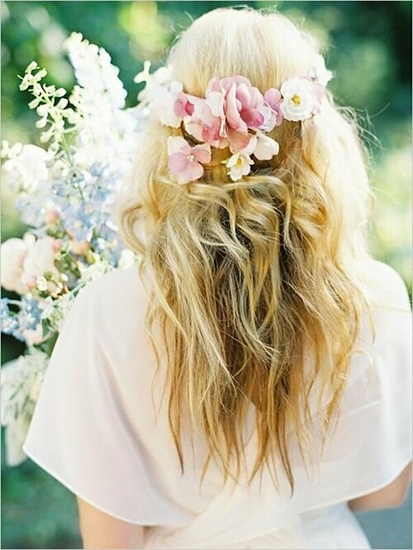 Dress Up Your Hair with Flower Crowns